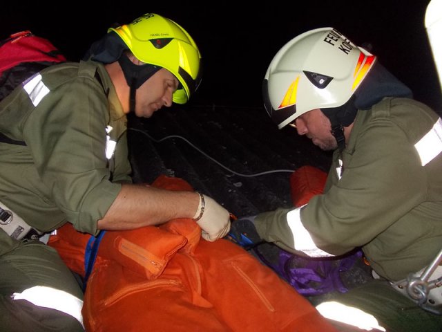 2014 Personenrettung Leitereinsatz