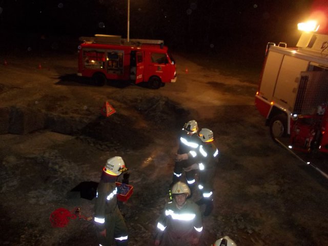 2014 Personenrettung Leitereinsatz