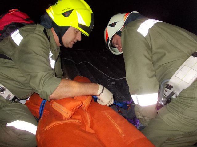 2014 Personenrettung Leitereinsatz