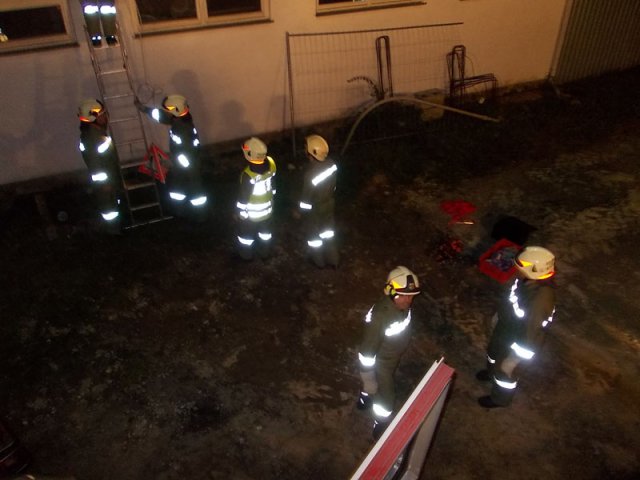 2014 Personenrettung Leitereinsatz