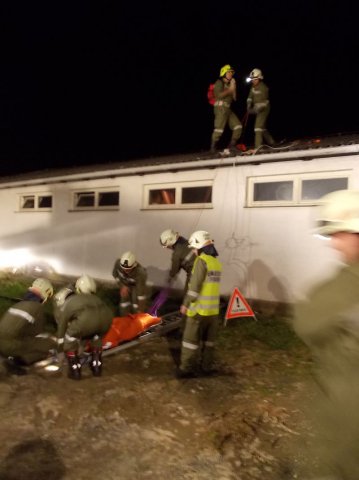 2014 Personenrettung Leitereinsatz