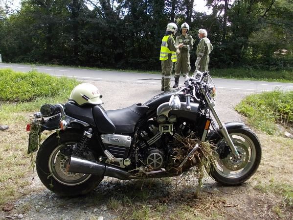 Motorradbergung Richtung Kirchfidisch